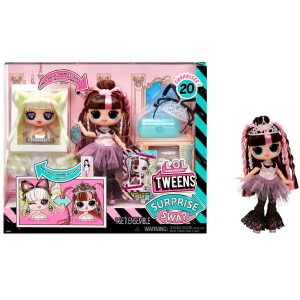 LOL Surprise Tweens Surprise Swap Bronze-2-Blonde Billie Fashion Doll with 20+ Surprises