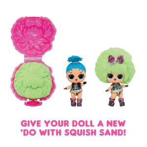 LOL Surprise Squish Sand Magic Hair Tots- with Collectible Doll, Squish Sand Dolls