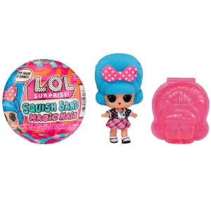 LOL Surprise Squish Sand Magic Hair Tots- with Collectible Doll, Squish Sand Dolls